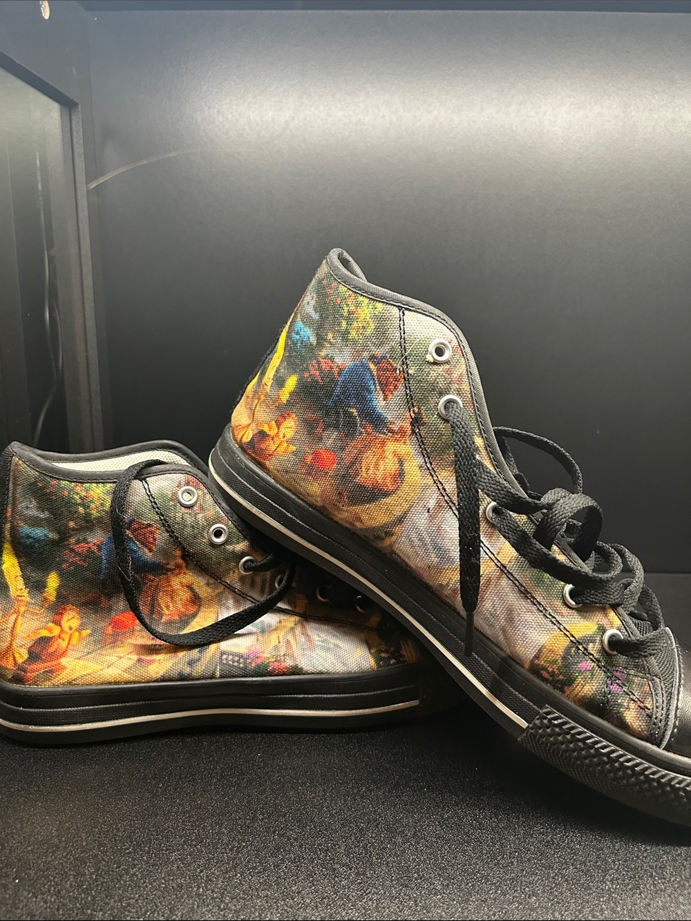 Beauty and the beast canvas sneakers